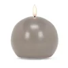 Marie Dumas Grey Flameless LED Ball Candle