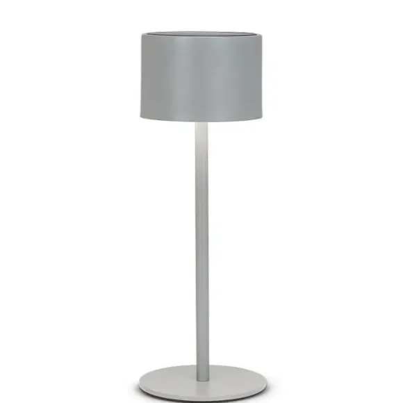 Marie Dumas Grey Solar Table Lamp