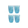 Marie Dumas Guzzini Dolcevita Turquoise Glasses - Set of 4