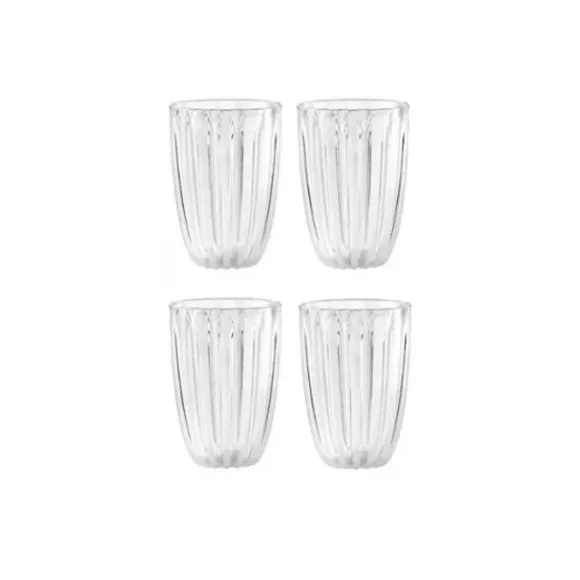Marie Dumas Guzzini Mother of Pearl Glasses - Set of 4