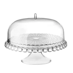 Marie Dumas Guzzini Tiffany Clear Cake Stand With Dome