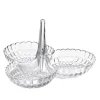 Marie Dumas Guzzini Tiffany Clear Hors D'Oeuvres Dish