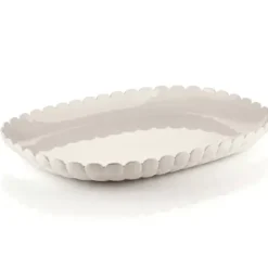 Marie Dumas Guzzini Tiffany Large Milk White Tray
