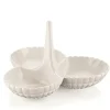 Marie Dumas Guzzini Tiffany Milk White Hors D'Oeuvres Dish