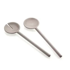 Marie Dumas Guzzini Tiffany Taupe Salad Servers