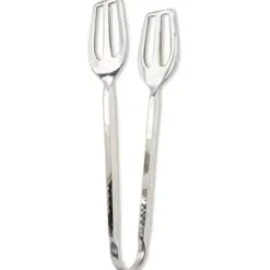 Marie Dumas Hammer Finish Handle Ice Tongs