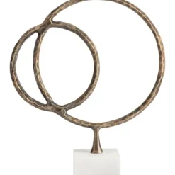 Marie Dumas Hammered Rings Sculpture
