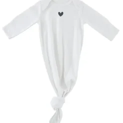 Marie Dumas Heart Knotted Baby Gown