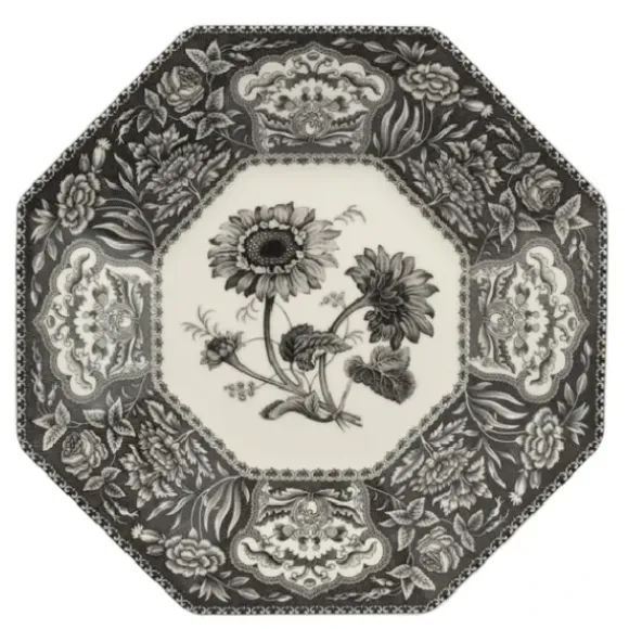 Marie Dumas Heritage Octogonal Platter 14'' - Flora