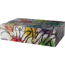 Marie Dumas Hunt Slonem Bunnies & Orbs Box