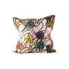 Marie Dumas Hunt Slonem Bunnies & Orbs Pillow