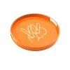 Marie Dumas Hunt Slonem Orange Bunny Drinks Tray