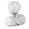 Marie Dumas Hunt Slonem Silver Bunny Coasters