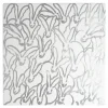 Marie Dumas Hunt Slonem Silver Rabbit Run Placemat
