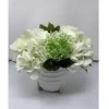 Marie Dumas Hydrangea White & Green Arrangement