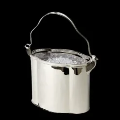Marie Dumas Ice Bucket with Architectural Handle