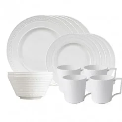 Marie Dumas Intaglio 16-Piece Place Setting