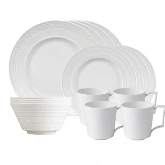 Marie Dumas Intaglio 16-Piece Place Setting