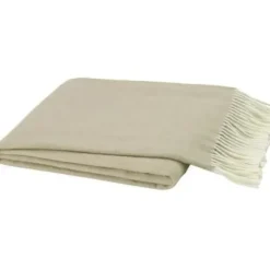 Marie Dumas Italian Herringbone Throw - Dune