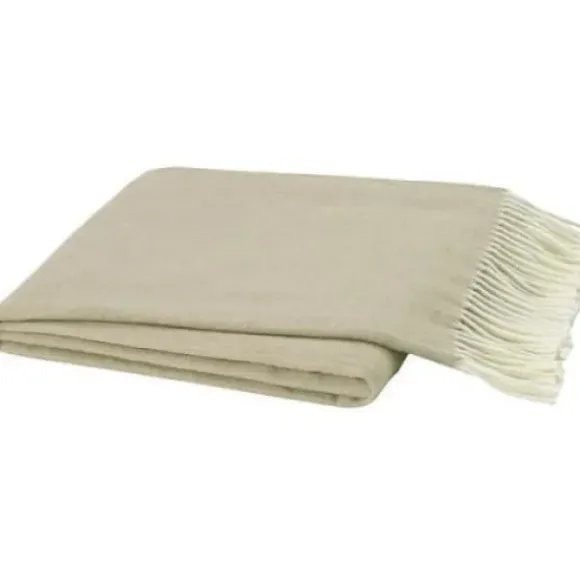 Marie Dumas Italian Herringbone Throw - Dune