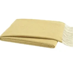 Marie Dumas Italian Herringbone Throw - Cider