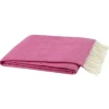 Marie Dumas Italian Herringbone Throw - Wild Orchid