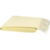 Marie Dumas Italian Herringbone Throw - Butter