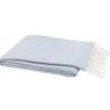 Marie Dumas Italian Herringbone Throw - Hydrangea