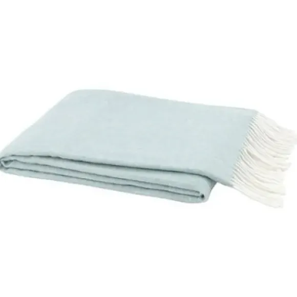 Marie Dumas Italian Herringbone Throw - Glacier