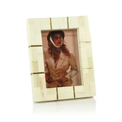 Marie Dumas Ives Bone & Brass 5x7 Frame