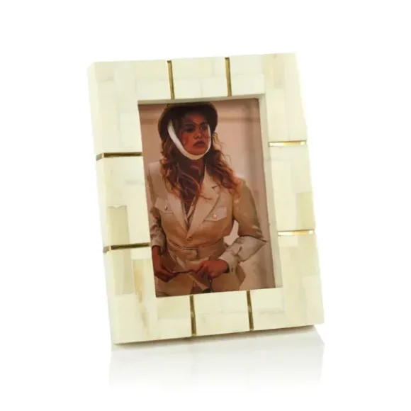 Marie Dumas Ives Bone & Brass 5x7 Frame
