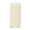Marie Dumas Ivory Lightli Wick to Flame Candle 4x7"