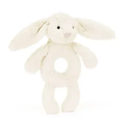 Marie Dumas Jellycat Cream Bashful Bunny Ring Rattle