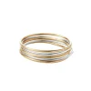Marie Dumas Jenny Bird Dane Two Tone Set of Five Bangles