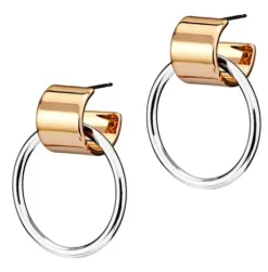 Marie Dumas Jenny Bird Faye Two-Tone Knockers Earrings