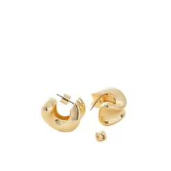 Marie Dumas Jenny Bird Gold Doune Chunky Hoop