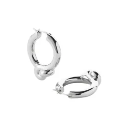 Marie Dumas Jenny Bird Maeve Silver Hoops