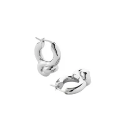 Marie Dumas Jenny Bird Maeve Small Silver Hoops