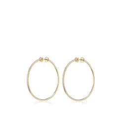 Marie Dumas Jenny Bird Medium Gold Icon Hoops