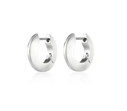 Marie Dumas Jenny Bird Silver Hinged Hoop