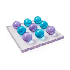 Marie Dumas Jonathan Adler Acrylic Tic Tac Toe Set