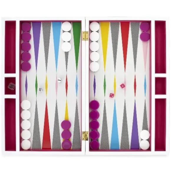 Marie Dumas Jonathan Adler Backgammon - Rainbow
