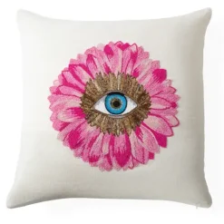 Marie Dumas Jonathan Adler Beaded Petal Pillow