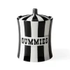 Marie Dumas Jonathan Adler Black & White Gummies Canister