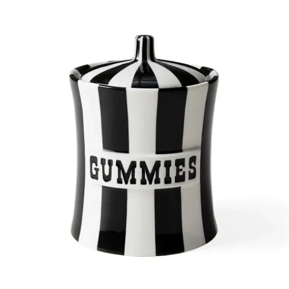 Marie Dumas Jonathan Adler Black & White Gummies Canister