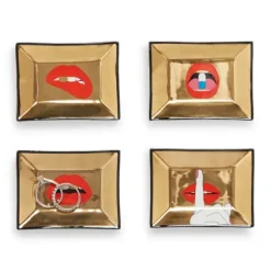 Marie Dumas Jonathan Adler Full Dose Set of 4 Petite Trays