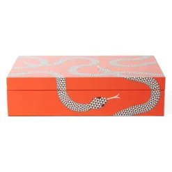 Marie Dumas Jonathan Adler Large Orange Eden Box
