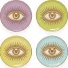 Marie Dumas Jonathan Adler Le Wink Coasters Set of Four