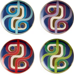 Marie Dumas Jonathan Adler Madrid Set of 4 Coasters