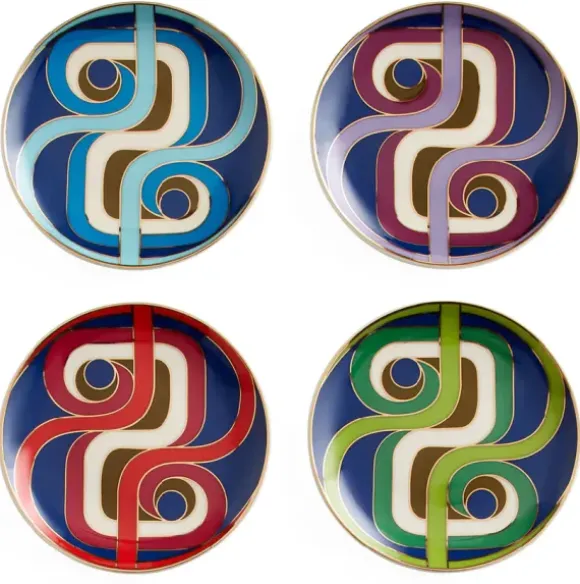 Marie Dumas Jonathan Adler Madrid Set of 4 Coasters